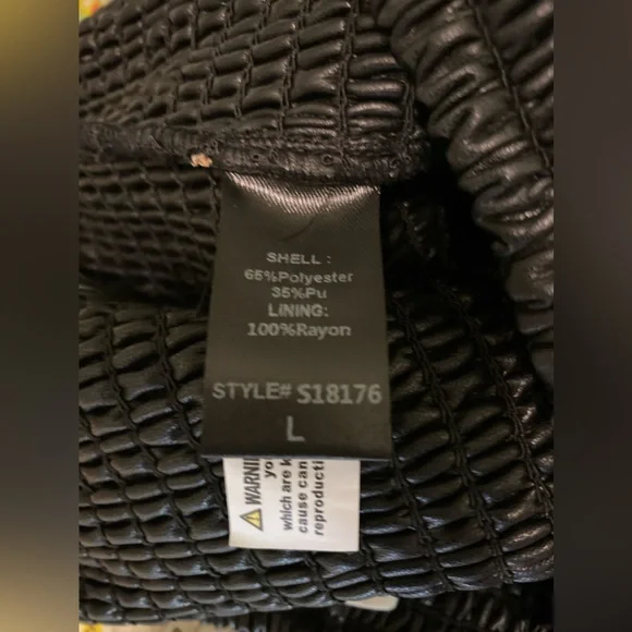 Mustard Seed faux leather skort - Picture 9 of 10